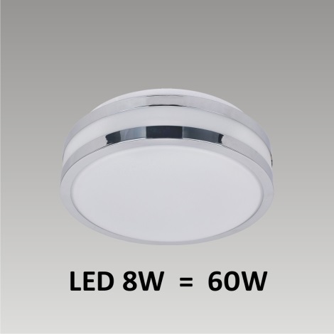 LED Stropní koupelnové svítidlo NORD 1xLED/8W IP44
