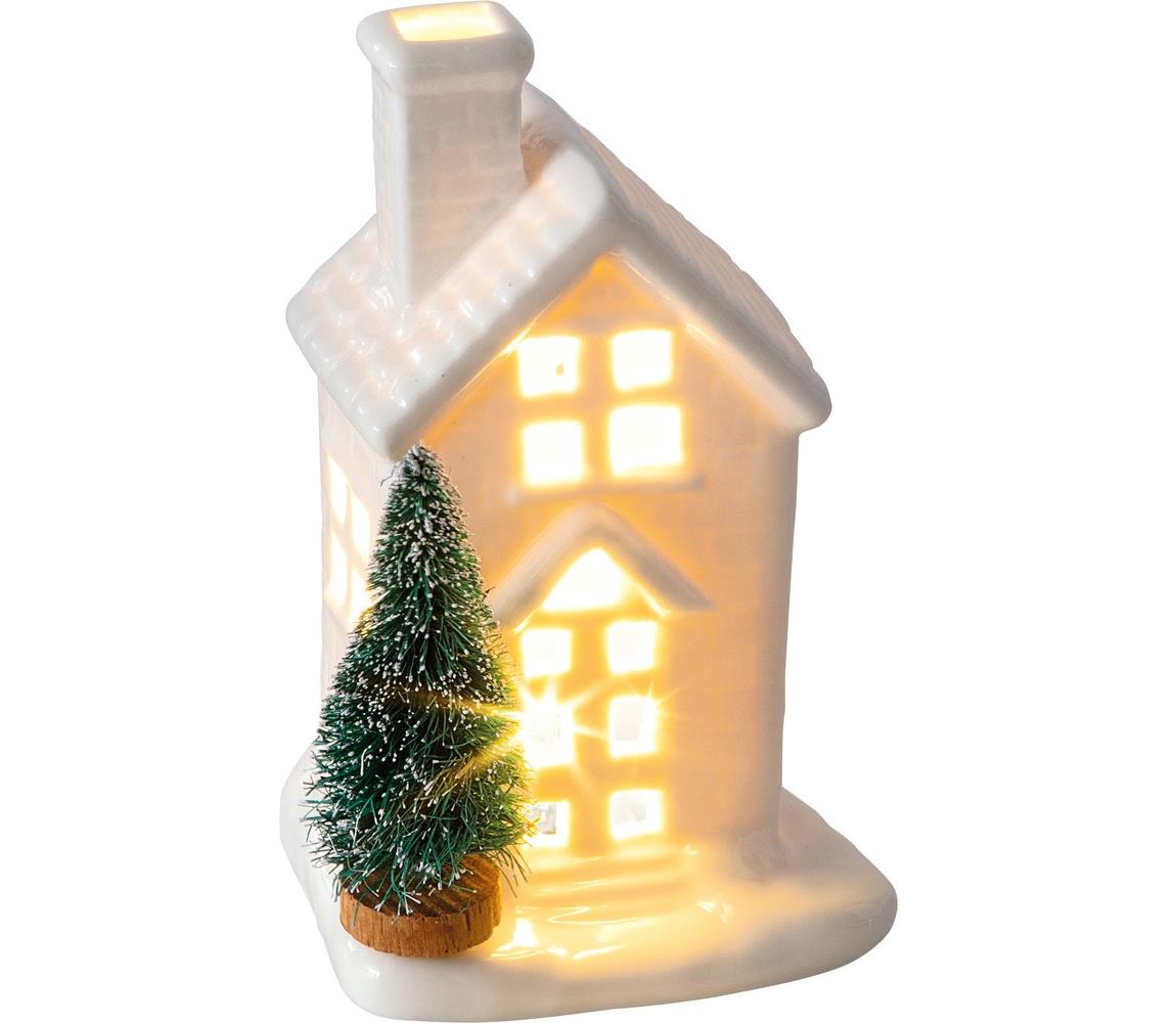  LED Vánoční dekorace 1xLED/3xLR44 teplá bílá 