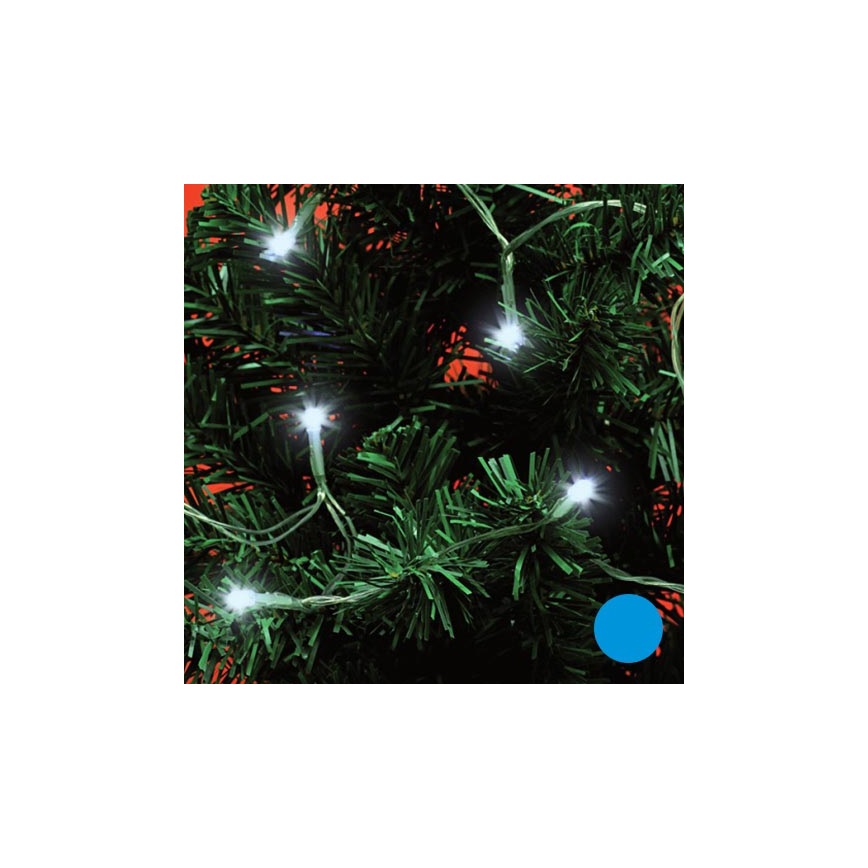 LED Vánoční řetěz 15xLED 1,4m modrá