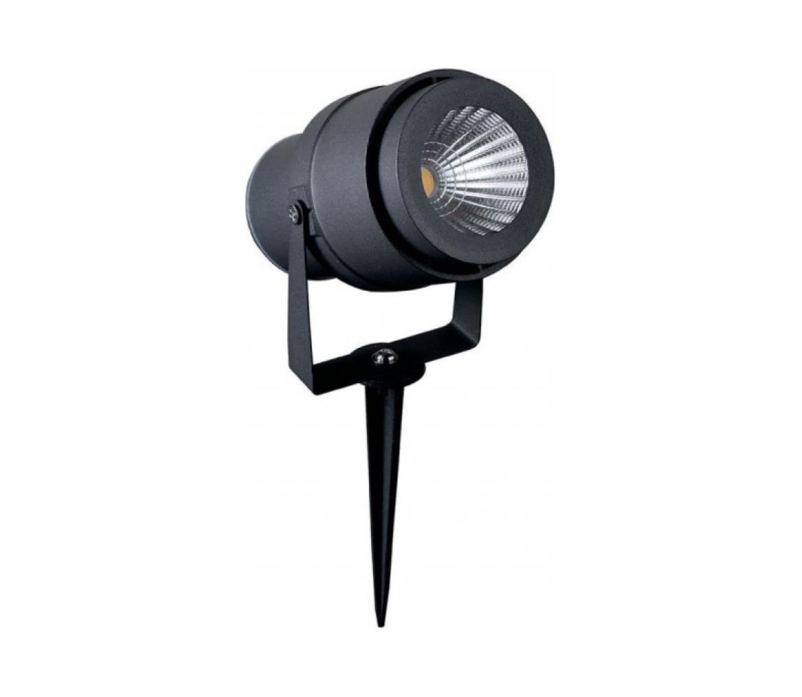  LED Venkovní lampa LED/12W/100-240V IP65 3000K šedá 