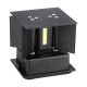 LED Venkovní nástěnné svítidlo LED/11W/230V 3000K IP65 černá