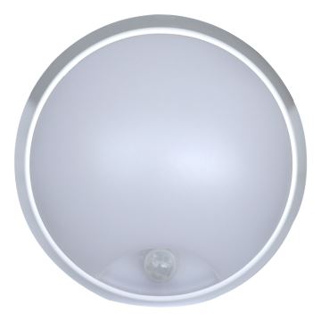 LED Venkovní nástěnné svítidlo se senzorem LED/15W/230V 4000K IP65