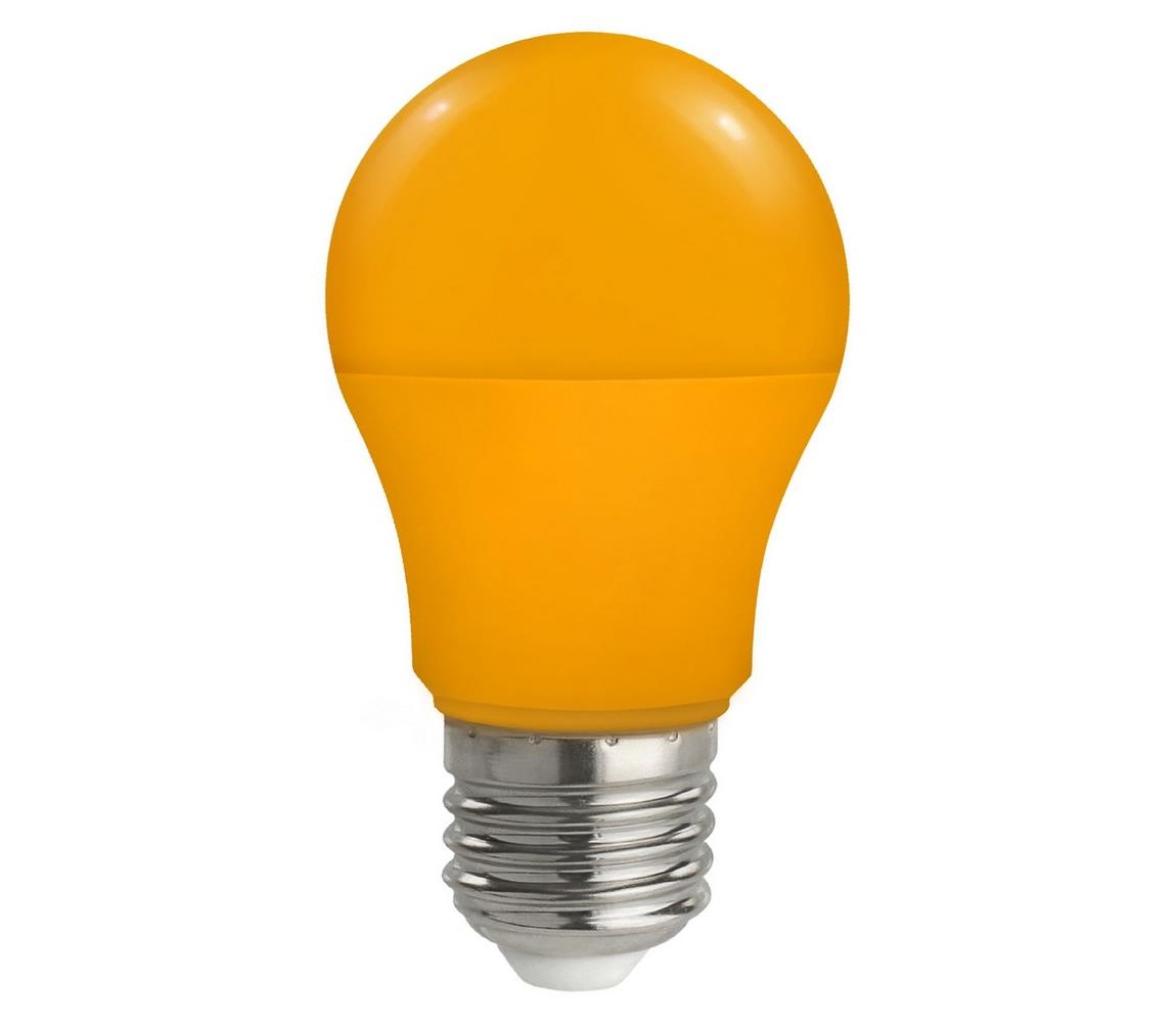  LED Žárovka A50 E27/4,9W/230V oranžová 