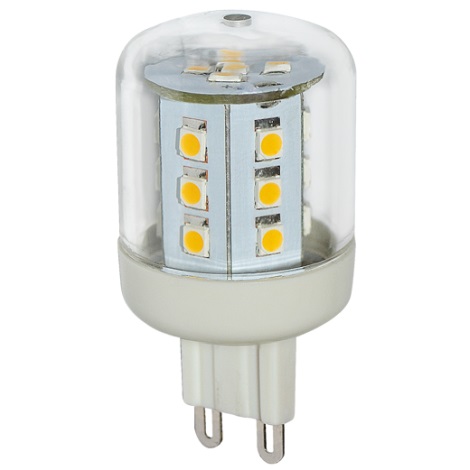 LED žárovka G9/2,6W LED23 SMD studená bílá 6000K - Greenlux GXLZ127