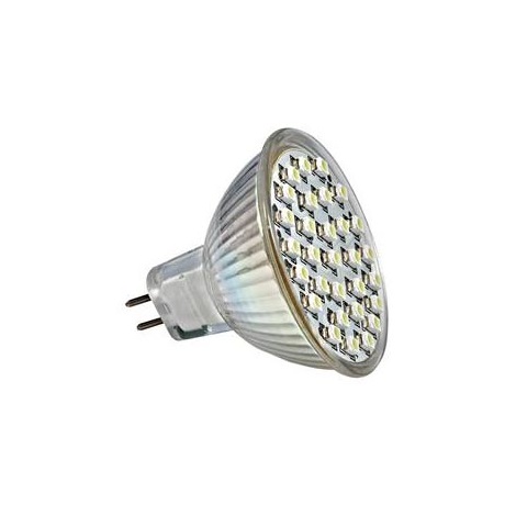 LED Žárovka LED60 SMD GU5,3/MR16/4W  studená bílá 6500-7000K - GXLZ030