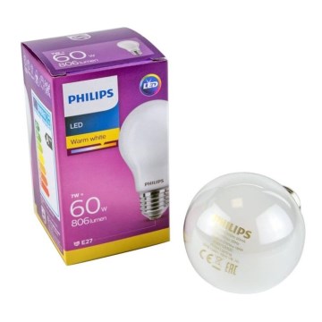 LED Žárovka Philips E27/7W/230V 2700K