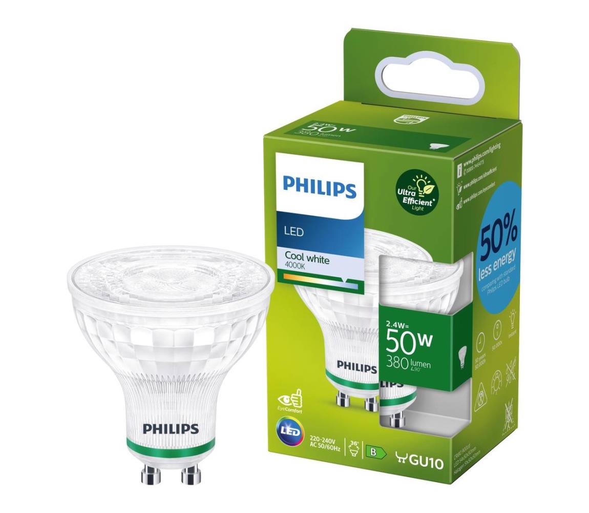 Philips LED Žárovka Philips GU10/2,4W/230V 4000K 