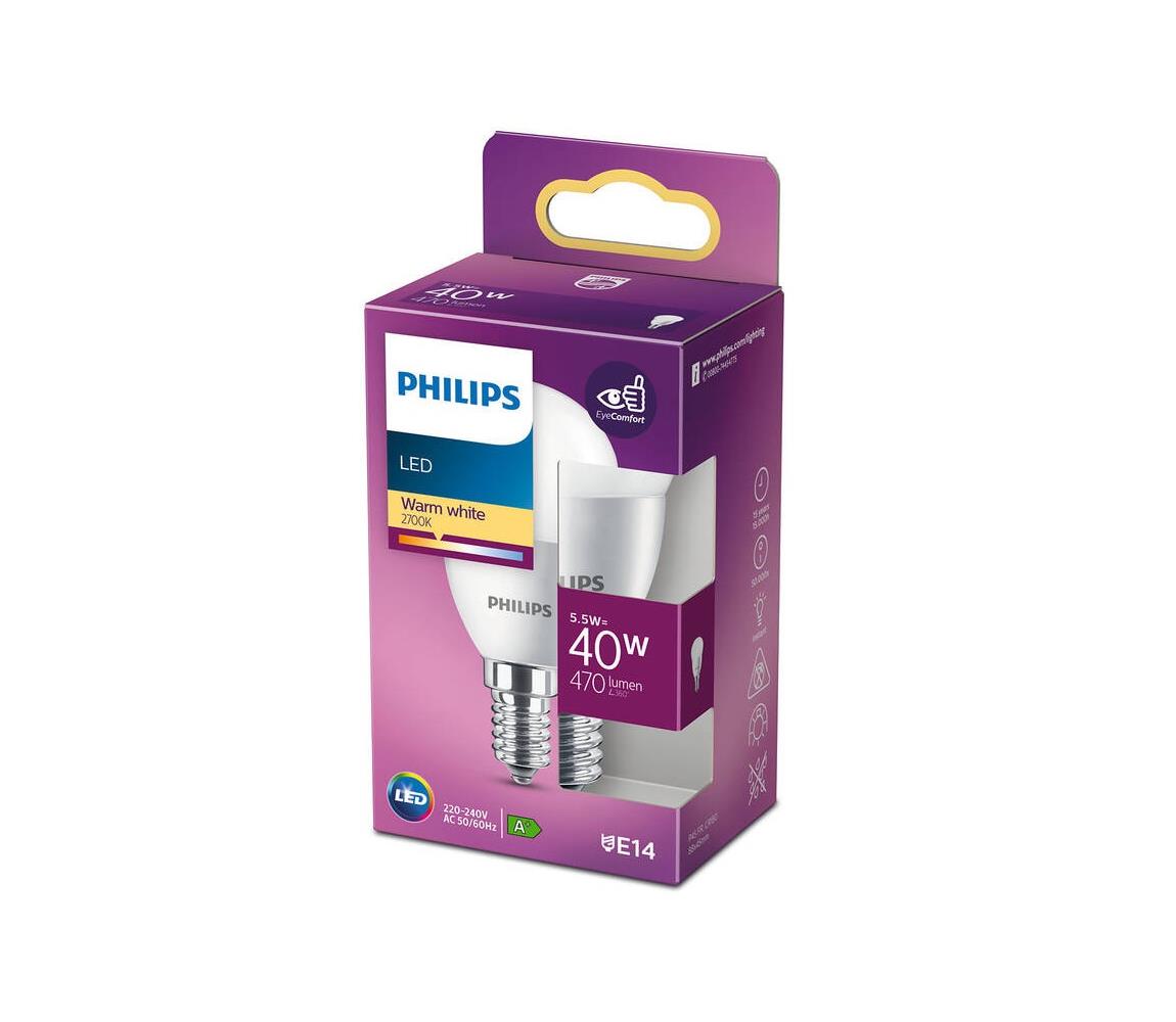 Philips LED Žárovka Philips P45 E14/5,5W/230V 2700K 