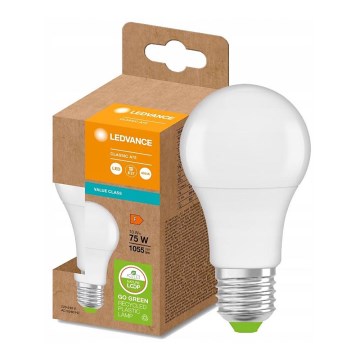 LED Žárovka z recyklovaného plastu E27/10W/230V 4000K - Ledvance