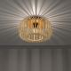 Leuchten Direkt 11412-79 - Přisazený lustr RACOON 1xE27/40W/230V pr. 40 cm bambus