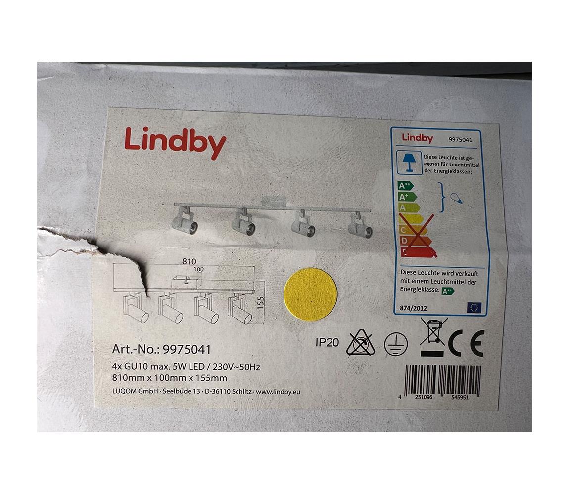 Lindby Lindby - LED Bodové svítidlo SULAMITA 4xGU10/5W/230V 
