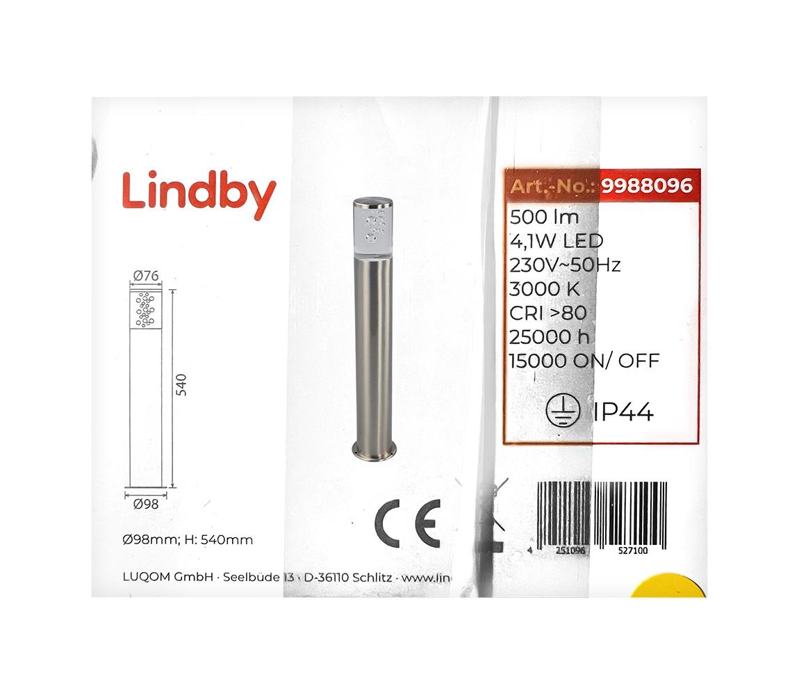 Lindby Lindby - LED Venkovní lampa BELEN LED/4,1W/230V IP44 