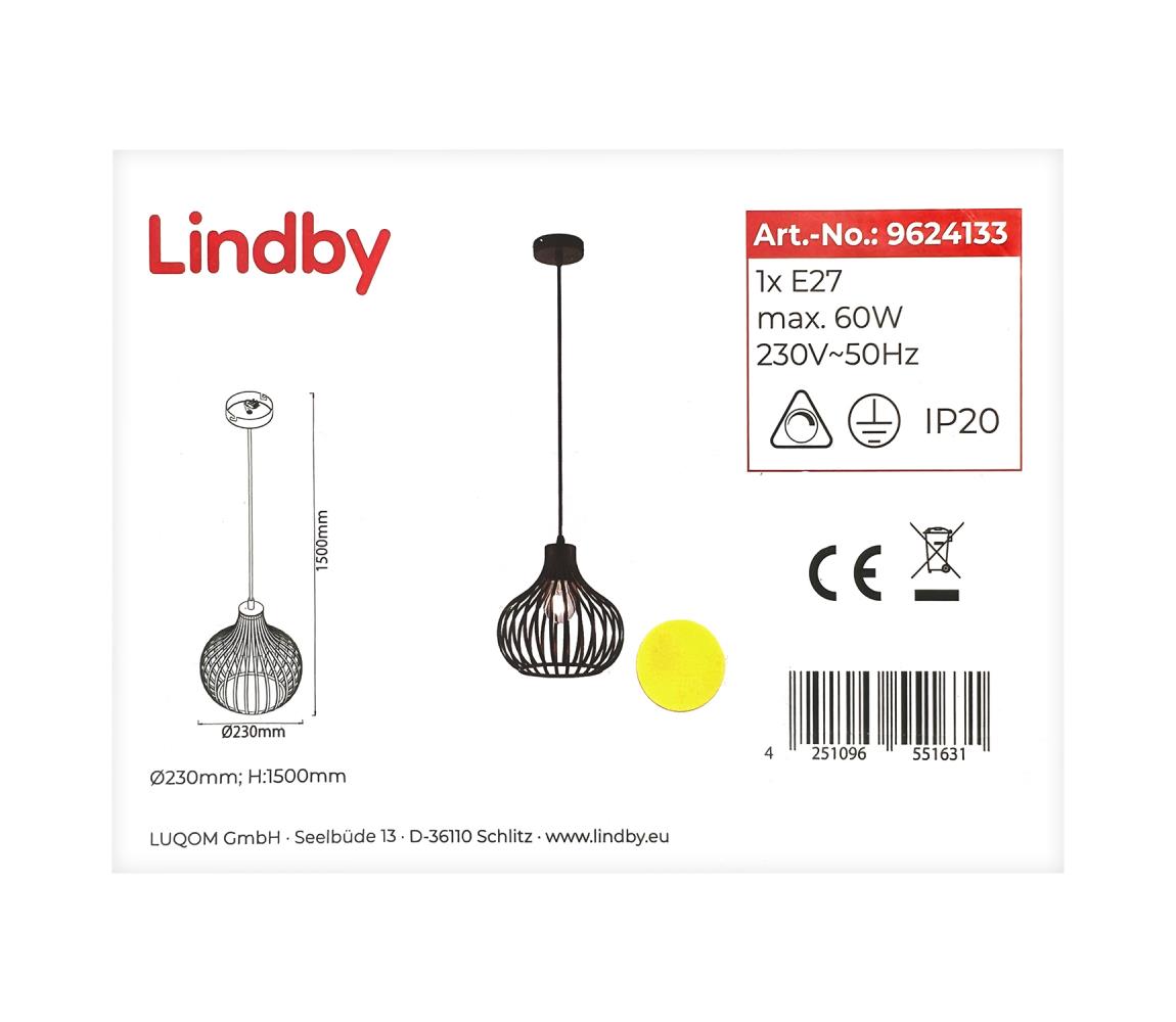 Lindby Lindby - Lustr na lanku FRANCES 1xE27/60W/230V 