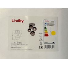 Lindby - Lustr na tyči ROBYN 2xE27/40W/230V + 2xE27/25W/230V