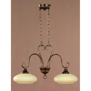 Lustr závěsný řetěz BO-2 - BOLERO 2xE27/60W Lustr závěsný řetěz BO-2 - BOLERO 2xE27/60W