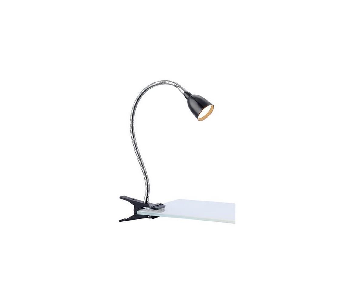 Markslöjd Markslöjd 106092 - LED Stolní lampa s klipem TULIP LED/3W/230V černá 