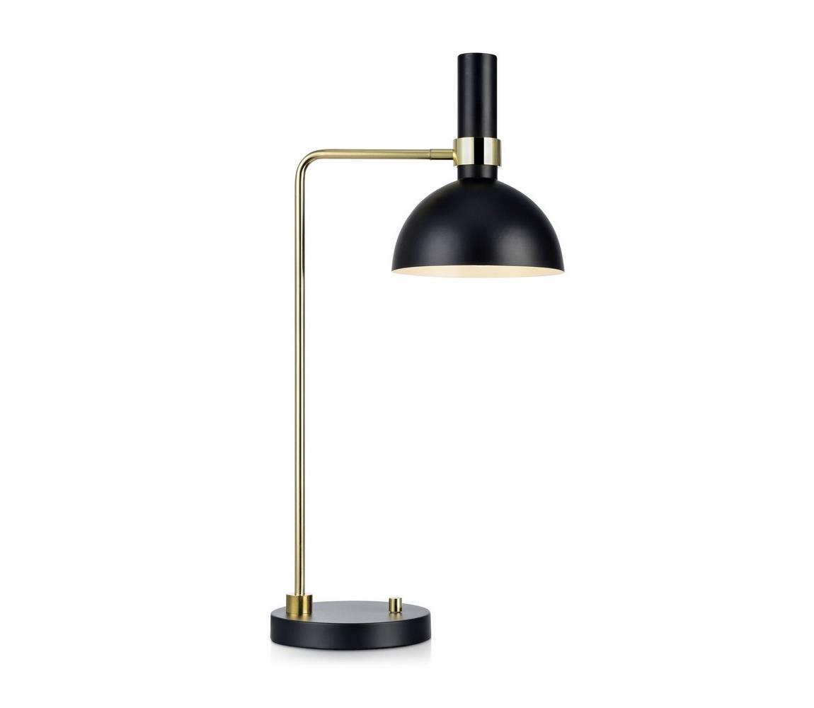 Markslöjd Markslöjd 106973 - Stmívatelná stolní lampa LARRY 1xE27/60W/230V černá/zlatá 