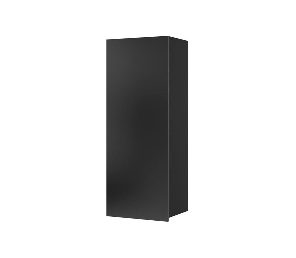 MIRJAN 24 Nástěnná skříňka CALABRINI 117x45 cm černá 