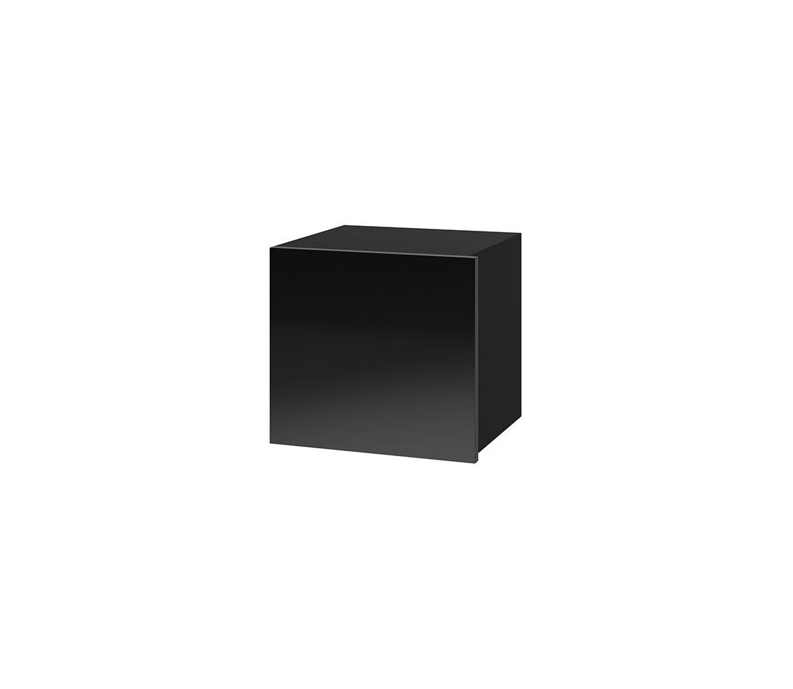 MIRJAN 24 Nástěnná skříňka CALABRINI 34x34 cm černá 