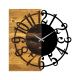 Nástěnné hodiny 58x58 cm 1xAA dřevo/kov