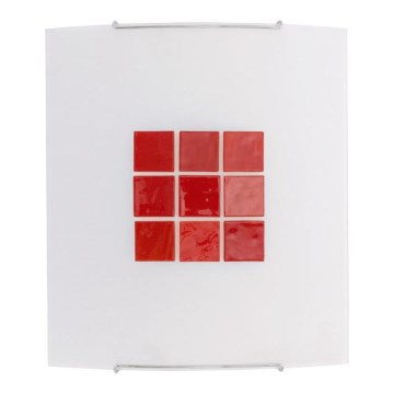 Nástěnné svítidlo KUBIK 5 RED 1xE27/100W Nástěnné svítidlo KUBIK 5 RED 1xE27/100W