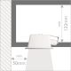Philips 57958/48/16 - Stmívatelné koupelnové podhledové svítidlo MYLIVING HUDDLE 1xE27/20W/230V