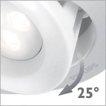 Philips 59855/31/16 - LED Koupelnové podhledové svítidlo MYLIVING CARNET 1xLED/7,5W