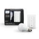 LED stmívatelná žárovka Philips Hue WIRELESS DIMMING KIT 1xE27/9,5W/230V  2700K