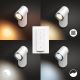 Philips - LED Stmívatelné koupelnové svítidlo Hue ADORE 1xGU10/5W/230V IP44 + dálkové ovládání