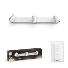 Philips - LED Stmívatelné koupelnové svítidlo Hue ADORE 3xGU10/5W/230V IP44 + dálkové ovládání