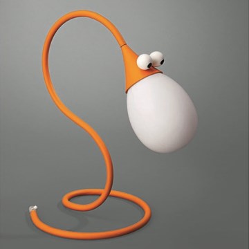 Philips Massive 66010/53/10 - Stolní lampa SNAKEY 1xG4/10W/12V oranžová Philips Massive 66010/53/10 - Stolní lampa SNAKEY 1xG4/10W/12V oranžová