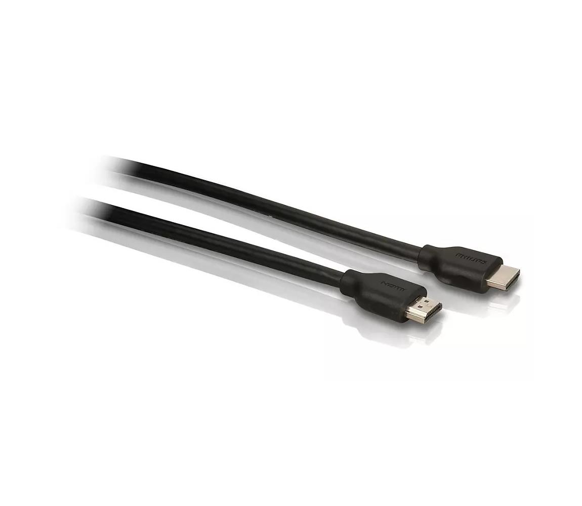 Philips Philips SWV2434W/10 - HDMI kabel s Ethernetem, HDMI 1.4 A konektor 5m černá 