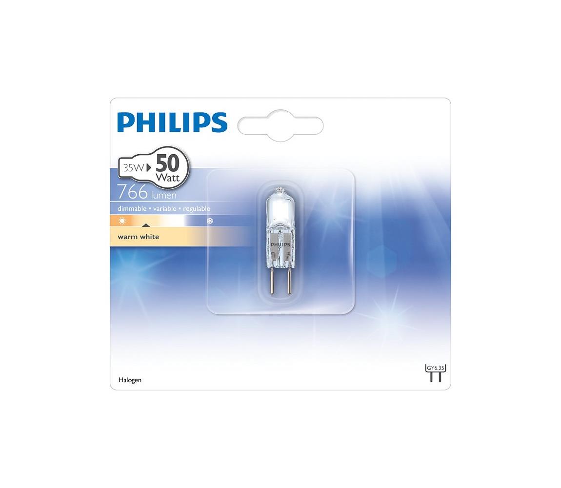 Philips Průmyslová žárovka Philips HALOGEN GY6,35/35W/12V 3100K 