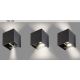 Rabalux - Venkovní nástěnné svítidlo 1xG9/42W/230V IP54 černá