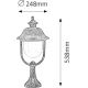 Rabalux - Venkovní lampa 1xE27/100W IP44