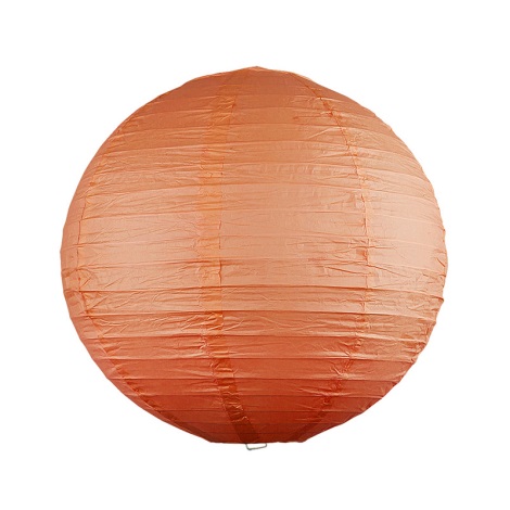 Rabalux - Stínidlo RICE oranžová E27 pr. 30 cm