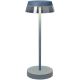 Redo 90310 - LED Stmívatelná dotyková stolní lampa ILUNA LED/2,5W/5V 2700-3000K 3000 mAh IP65 modrá
