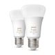SADA 2x LED Stmívatelná žárovka Philips Hue White And Color Ambiance A60 E27/9W/230V 2000-6500K