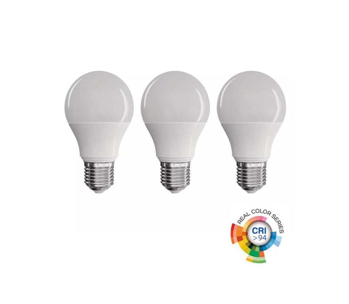  LED žárovka True Light 7,2W E27 teplá bílá, 3 ks
