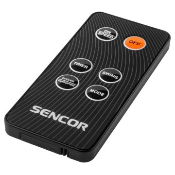 Sencor - Mobilní ochlazovač vzduchu 3v1 110W/230V stříbrná/černá + dálkové ovládání