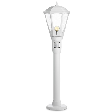 STEINEL 617110 - Senzorová venkovní lampa GL 16 S 1xE27/100W bílá IP44
