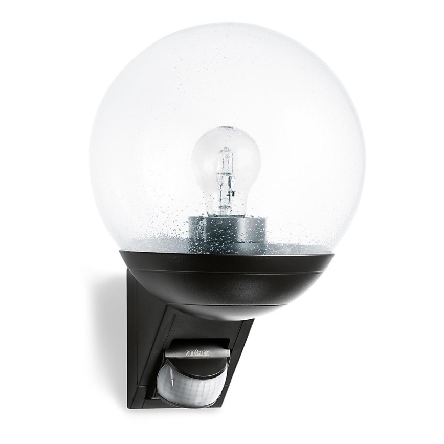STEINEL 644017 - L 535 S Venkovní senzorová nástěnná lampa černá IP44