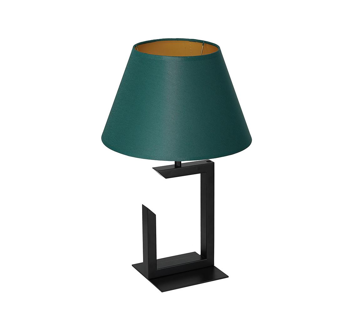  Stolní lampa 1xE27/60W/230V 45 cm zelená/zlatá 