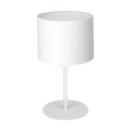 Stolní lampa ARDEN 1xE27/60W/230V pr. 18 cm bílá