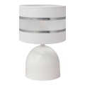 Stolní lampa HELEN 1xE27/60W/230V bílá