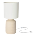 Stolní lampa INER 1xE14/40W/230V béžová