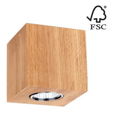 Stropní svítidlo WOODDREAM 1xGU10/6W/230V dub – FSC certifikováno