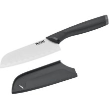 Tefal - Nerezový nůž santoku COMFORT 12,5 cm chrom/černá