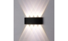 Top Light - LED Venkovní nástěnné svítidlo RAY LED/8W/230V IP44 4000K černá