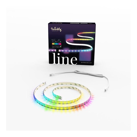 Twinkly - LED RGB Prodlužovací stmívatelný pásek LINE 100xLED 1,5 m Wi-Fi